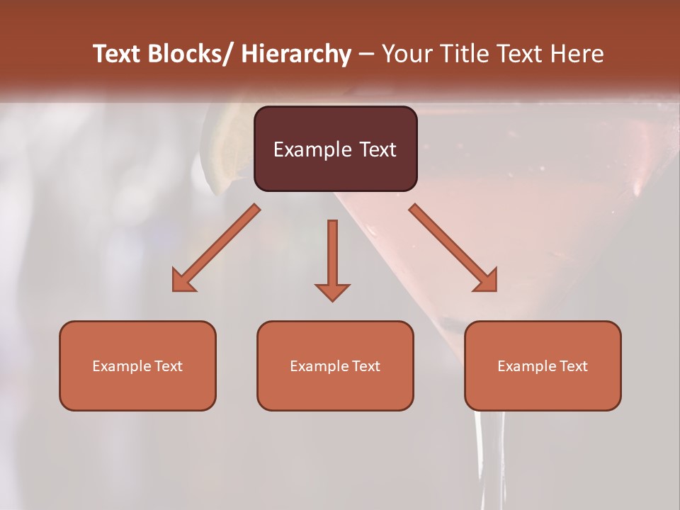 A Pink Cocktail With A Lime Slice On The Rim PowerPoint Template