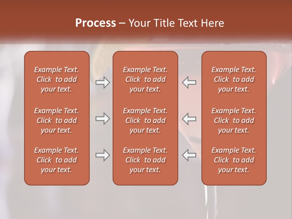 A Pink Cocktail With A Lime Slice On The Rim PowerPoint Template