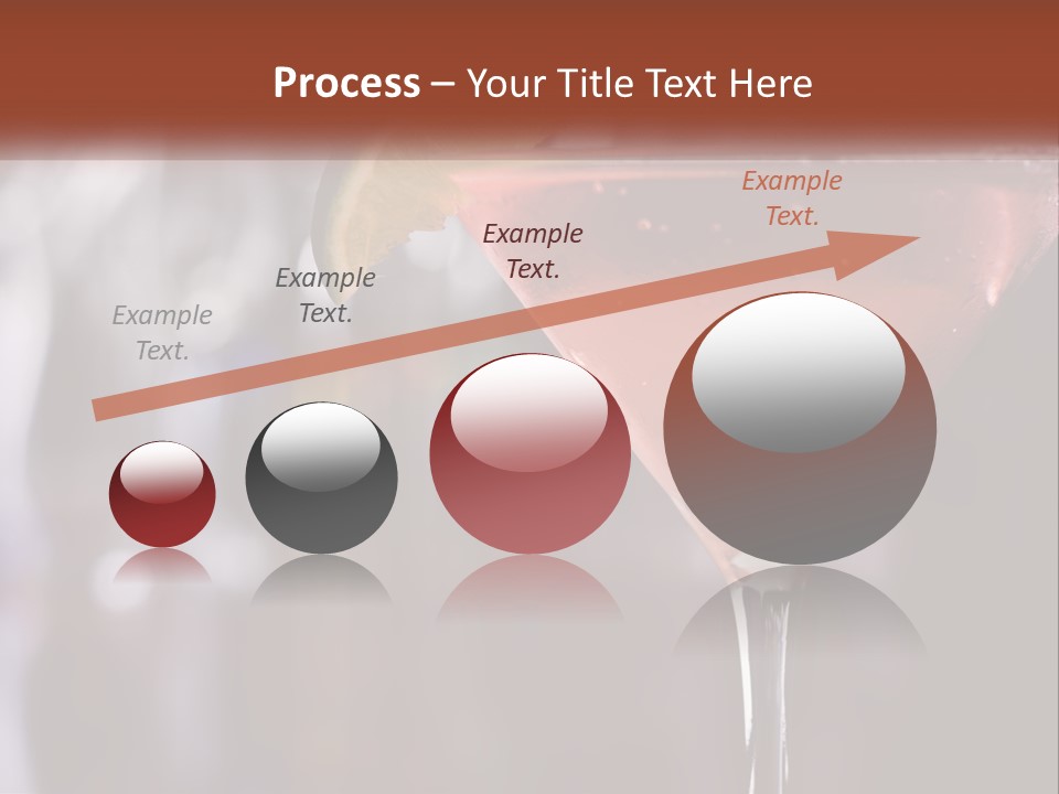 A Pink Cocktail With A Lime Slice On The Rim PowerPoint Template