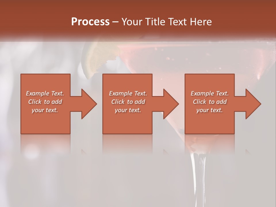 A Pink Cocktail With A Lime Slice On The Rim PowerPoint Template