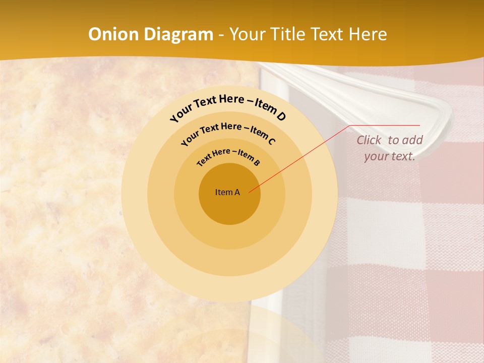 A Casserole Dish With A Fork On A Red And White Checkered Table PowerPoint Template