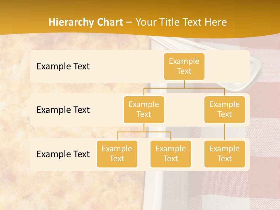 A Casserole Dish With A Fork On A Red And White Checkered Table PowerPoint Template