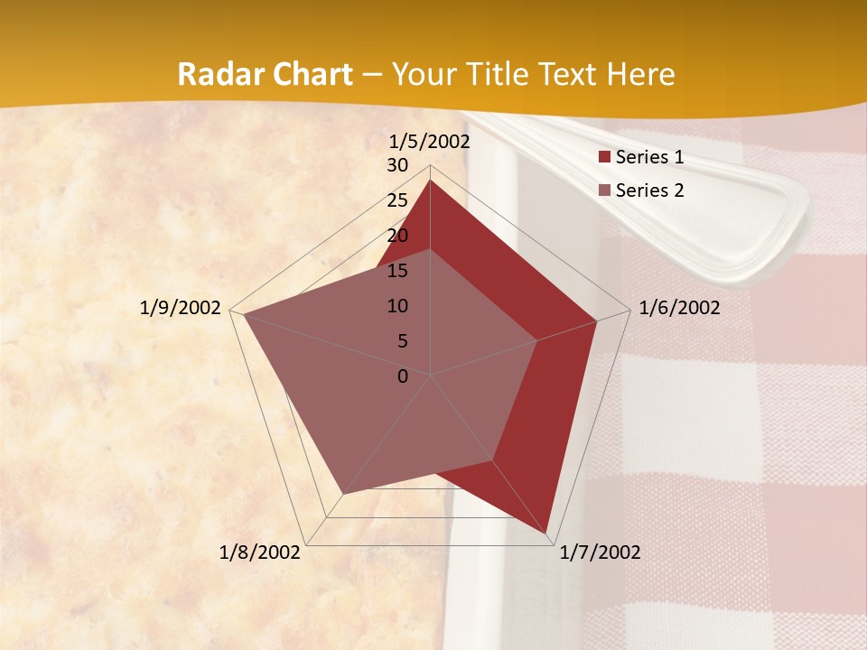 A Casserole Dish With A Fork On A Red And White Checkered Table PowerPoint Template