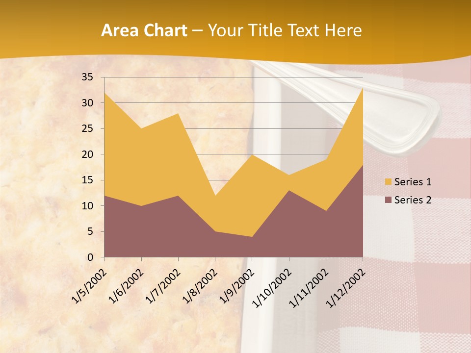 A Casserole Dish With A Fork On A Red And White Checkered Table PowerPoint Template
