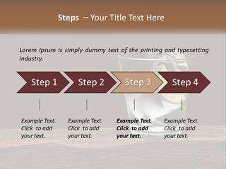 A Glass Of Water With Limes And Ice On A Wooden Table PowerPoint Template