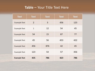 A Glass Of Water With Limes And Ice On A Wooden Table PowerPoint Template