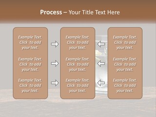 A Glass Of Water With Limes And Ice On A Wooden Table PowerPoint Template