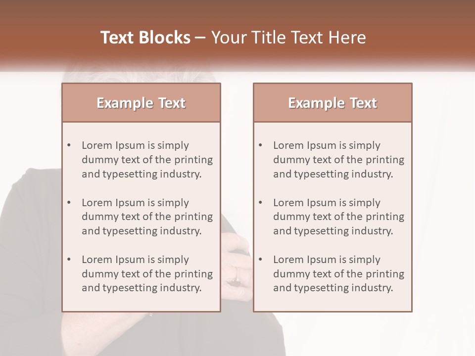 An Elderly Woman Holding Her Hands To Her Chest PowerPoint Template