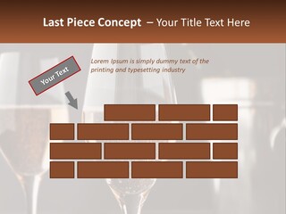 A Couple Of Wine Glasses Sitting On Top Of A Table PowerPoint Template