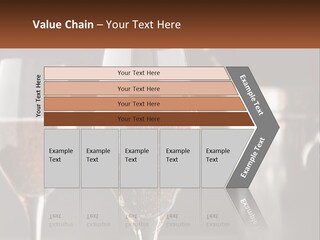 A Couple Of Wine Glasses Sitting On Top Of A Table PowerPoint Template