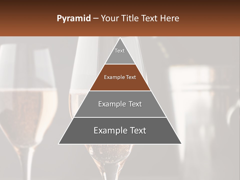 A Couple Of Wine Glasses Sitting On Top Of A Table PowerPoint Template