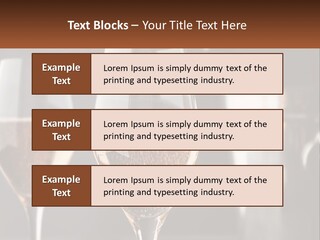 A Couple Of Wine Glasses Sitting On Top Of A Table PowerPoint Template