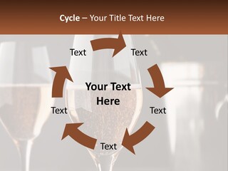 A Couple Of Wine Glasses Sitting On Top Of A Table PowerPoint Template