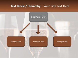 A Couple Of Wine Glasses Sitting On Top Of A Table PowerPoint Template