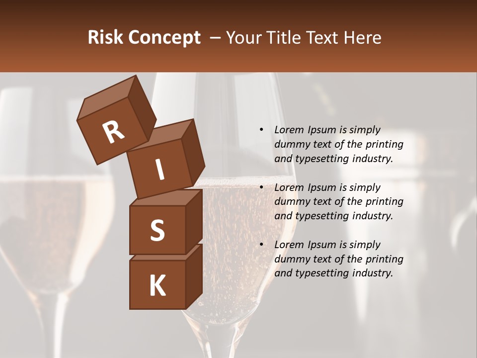 A Couple Of Wine Glasses Sitting On Top Of A Table PowerPoint Template