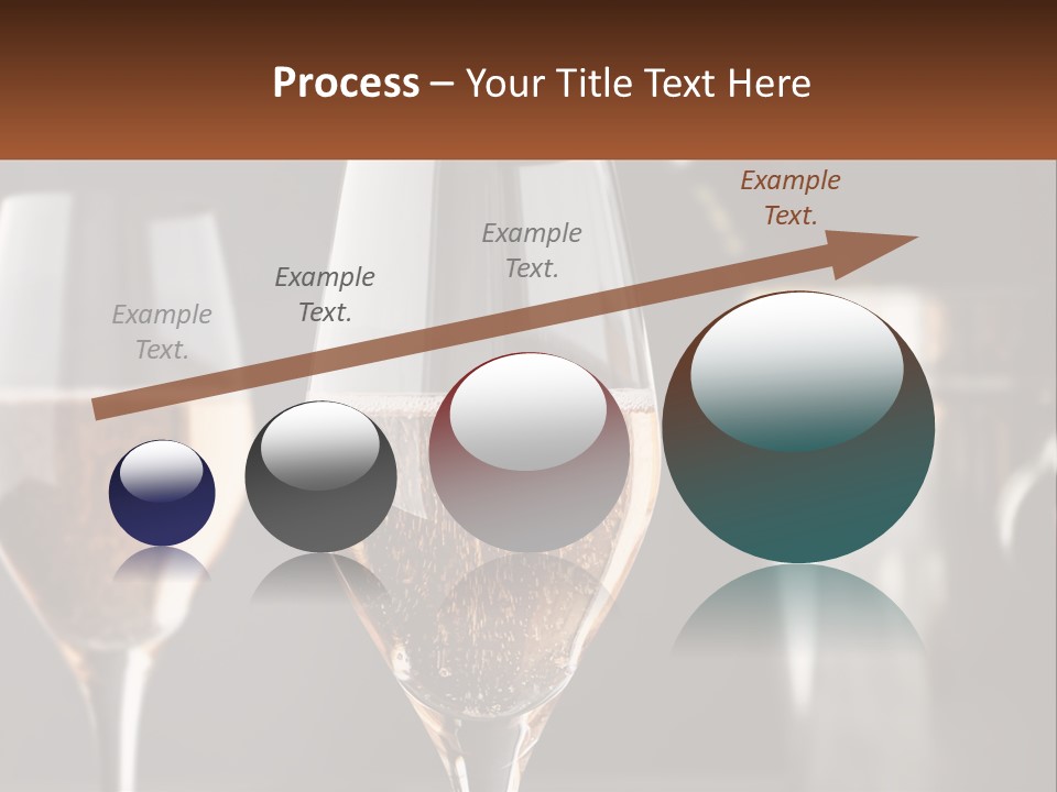 A Couple Of Wine Glasses Sitting On Top Of A Table PowerPoint Template