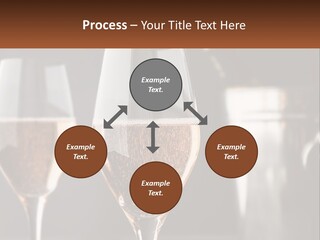 A Couple Of Wine Glasses Sitting On Top Of A Table PowerPoint Template