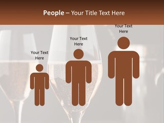 A Couple Of Wine Glasses Sitting On Top Of A Table PowerPoint Template