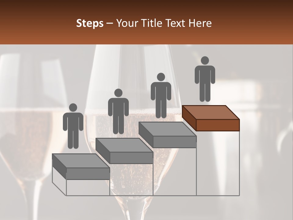 A Couple Of Wine Glasses Sitting On Top Of A Table PowerPoint Template