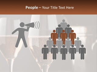 A Couple Of Wine Glasses Sitting On Top Of A Table PowerPoint Template