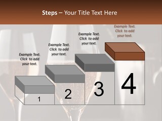 A Couple Of Wine Glasses Sitting On Top Of A Table PowerPoint Template