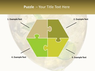 A Picture Of A Plant In A Glass Of Water PowerPoint Template