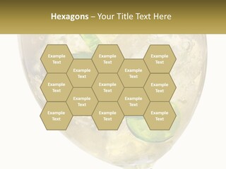 A Picture Of A Plant In A Glass Of Water PowerPoint Template