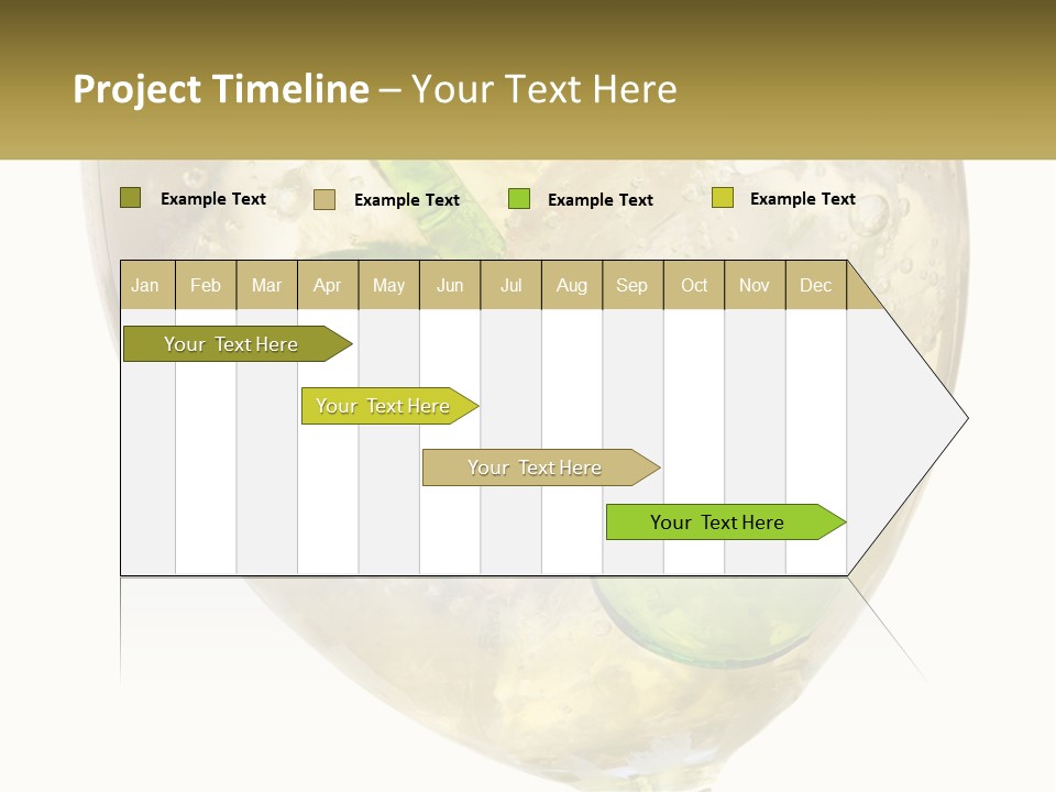 A Picture Of A Plant In A Glass Of Water PowerPoint Template