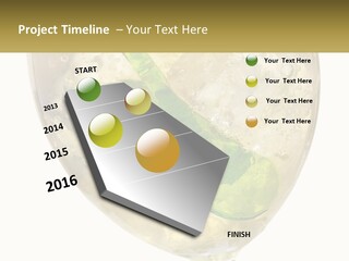 A Picture Of A Plant In A Glass Of Water PowerPoint Template