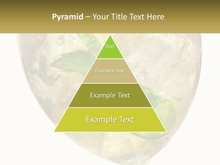 A Picture Of A Plant In A Glass Of Water PowerPoint Template