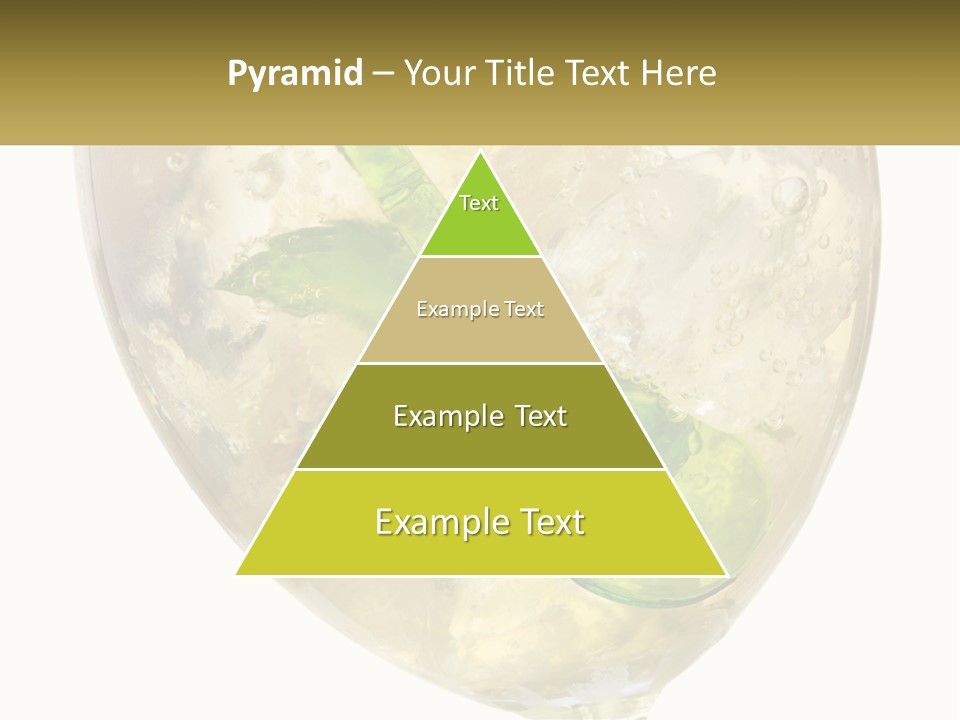 A Picture Of A Plant In A Glass Of Water PowerPoint Template