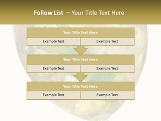 A Picture Of A Plant In A Glass Of Water PowerPoint Template