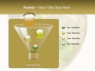A Picture Of A Plant In A Glass Of Water PowerPoint Template
