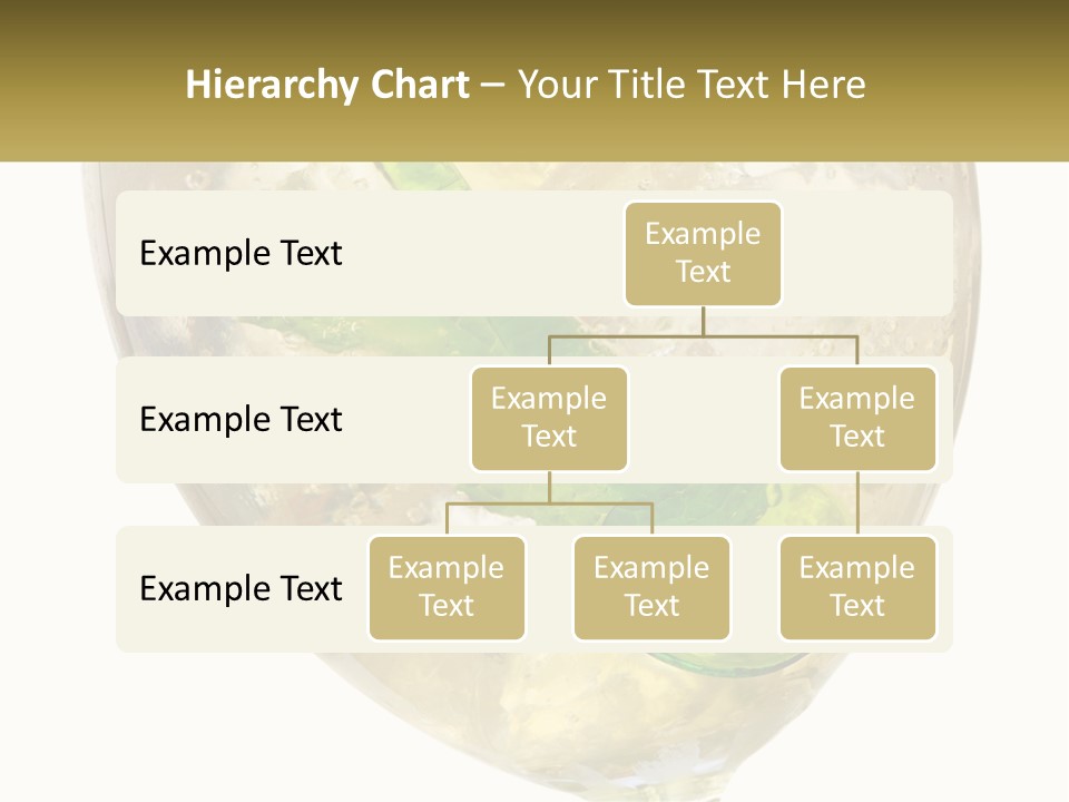A Picture Of A Plant In A Glass Of Water PowerPoint Template