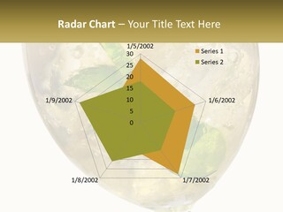 A Picture Of A Plant In A Glass Of Water PowerPoint Template