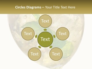 A Picture Of A Plant In A Glass Of Water PowerPoint Template