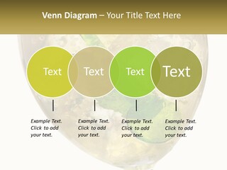 A Picture Of A Plant In A Glass Of Water PowerPoint Template