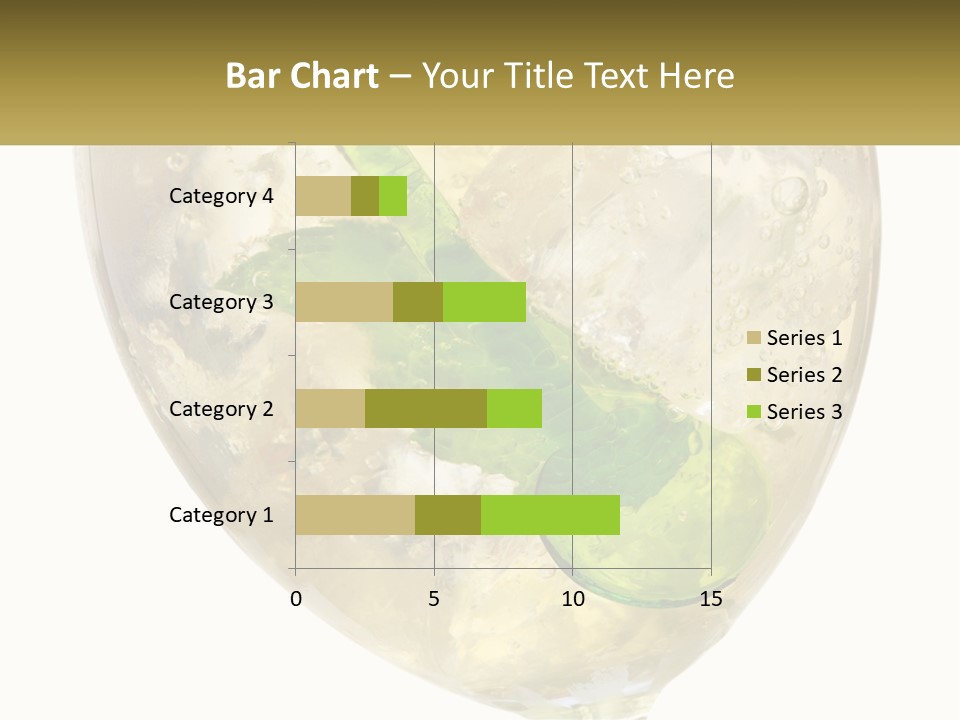 A Picture Of A Plant In A Glass Of Water PowerPoint Template