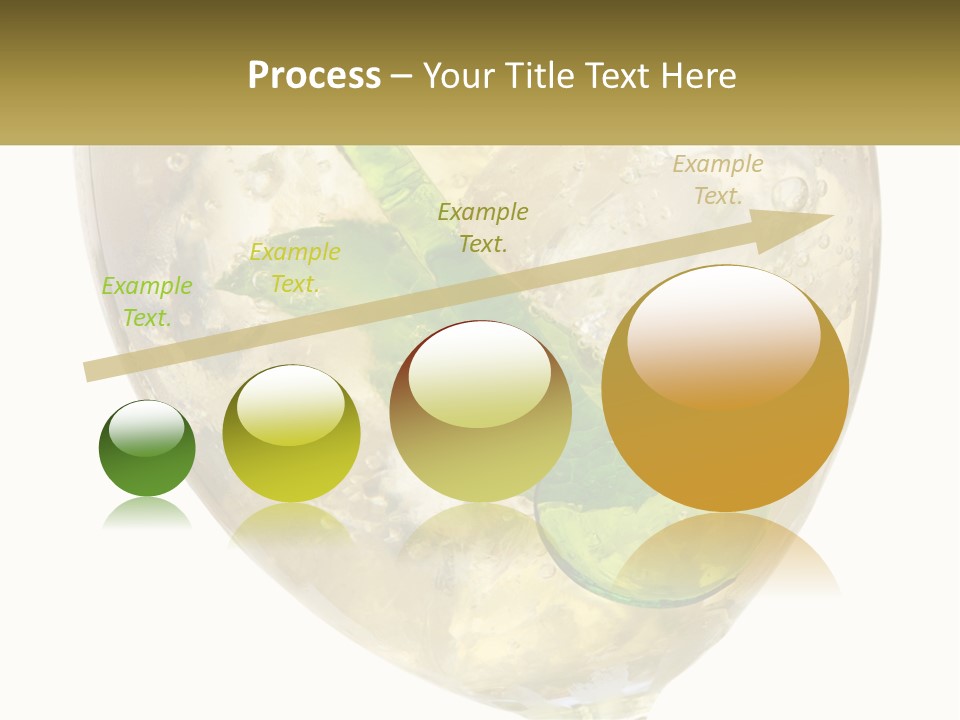 A Picture Of A Plant In A Glass Of Water PowerPoint Template