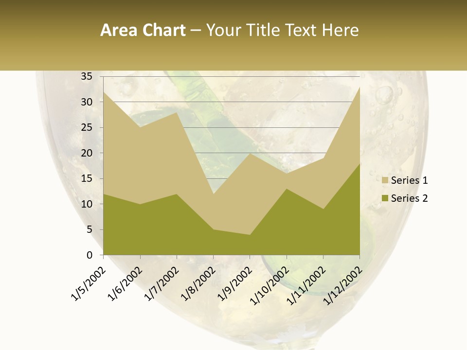 A Picture Of A Plant In A Glass Of Water PowerPoint Template