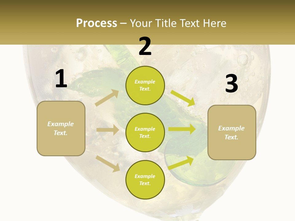 A Picture Of A Plant In A Glass Of Water PowerPoint Template