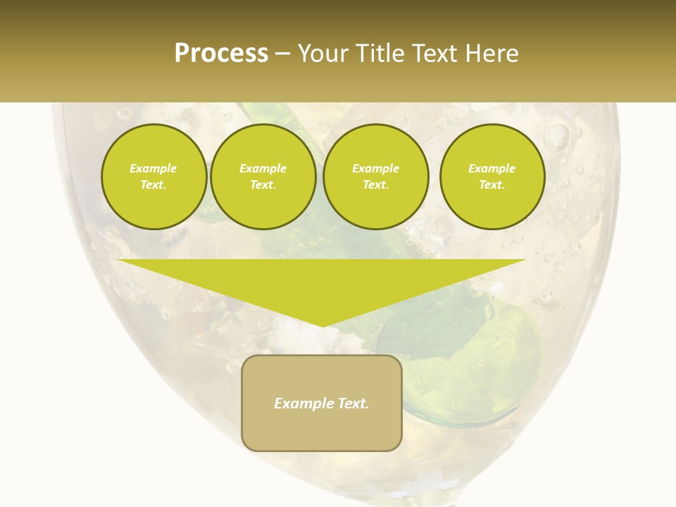 A Picture Of A Plant In A Glass Of Water PowerPoint Template