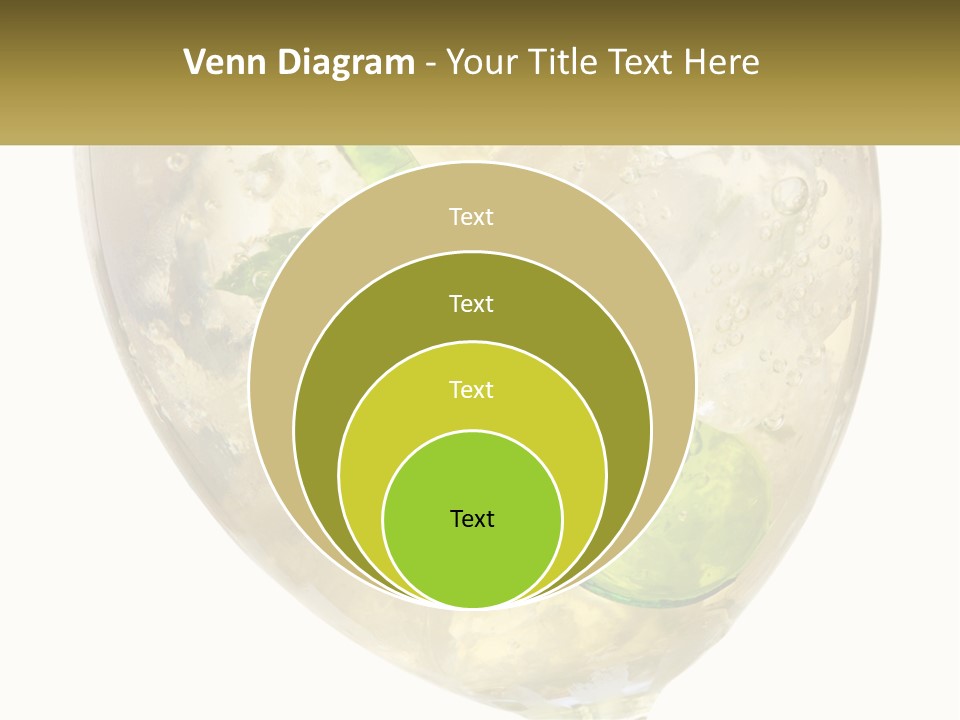 A Picture Of A Plant In A Glass Of Water PowerPoint Template