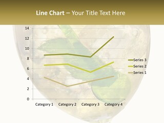 A Picture Of A Plant In A Glass Of Water PowerPoint Template