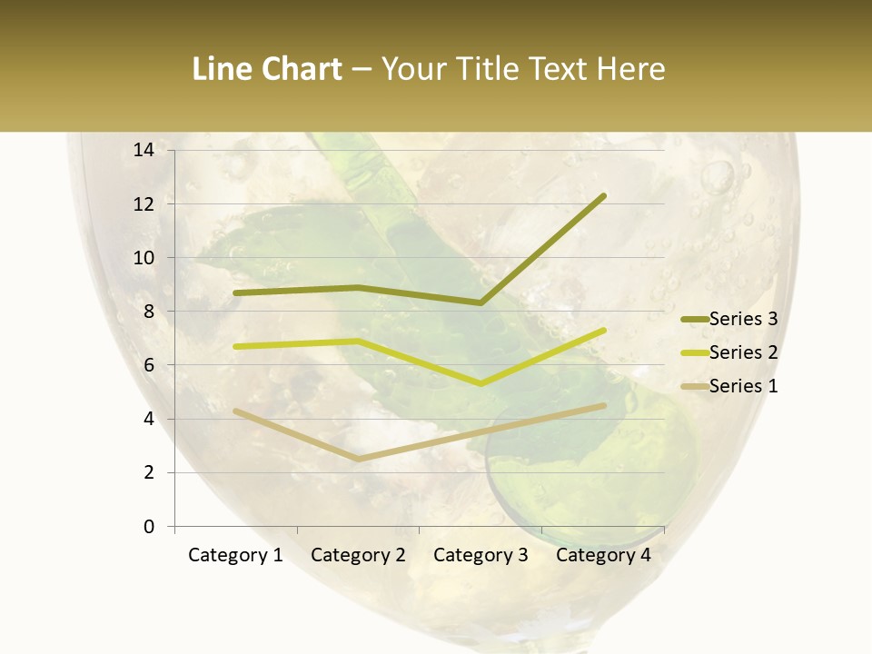 A Picture Of A Plant In A Glass Of Water PowerPoint Template