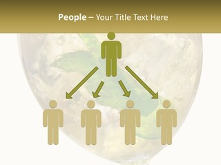 A Picture Of A Plant In A Glass Of Water PowerPoint Template