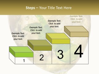 A Picture Of A Plant In A Glass Of Water PowerPoint Template