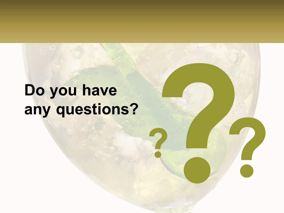 A Picture Of A Plant In A Glass Of Water PowerPoint Template