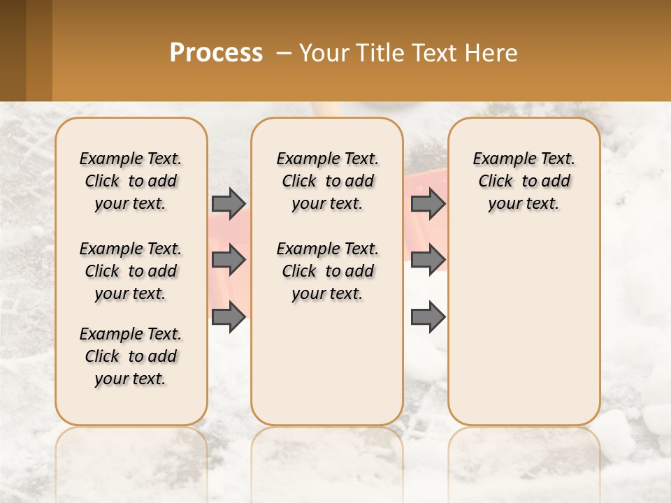 A Snow Shovel Is Laying In A Pile Of Snow PowerPoint Template