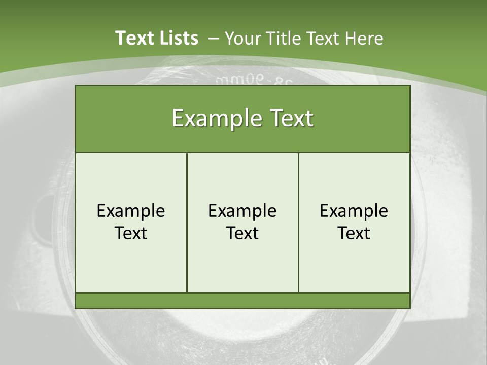 A Woman's Eye With A Magnifying Glass In Front Of Her PowerPoint Template